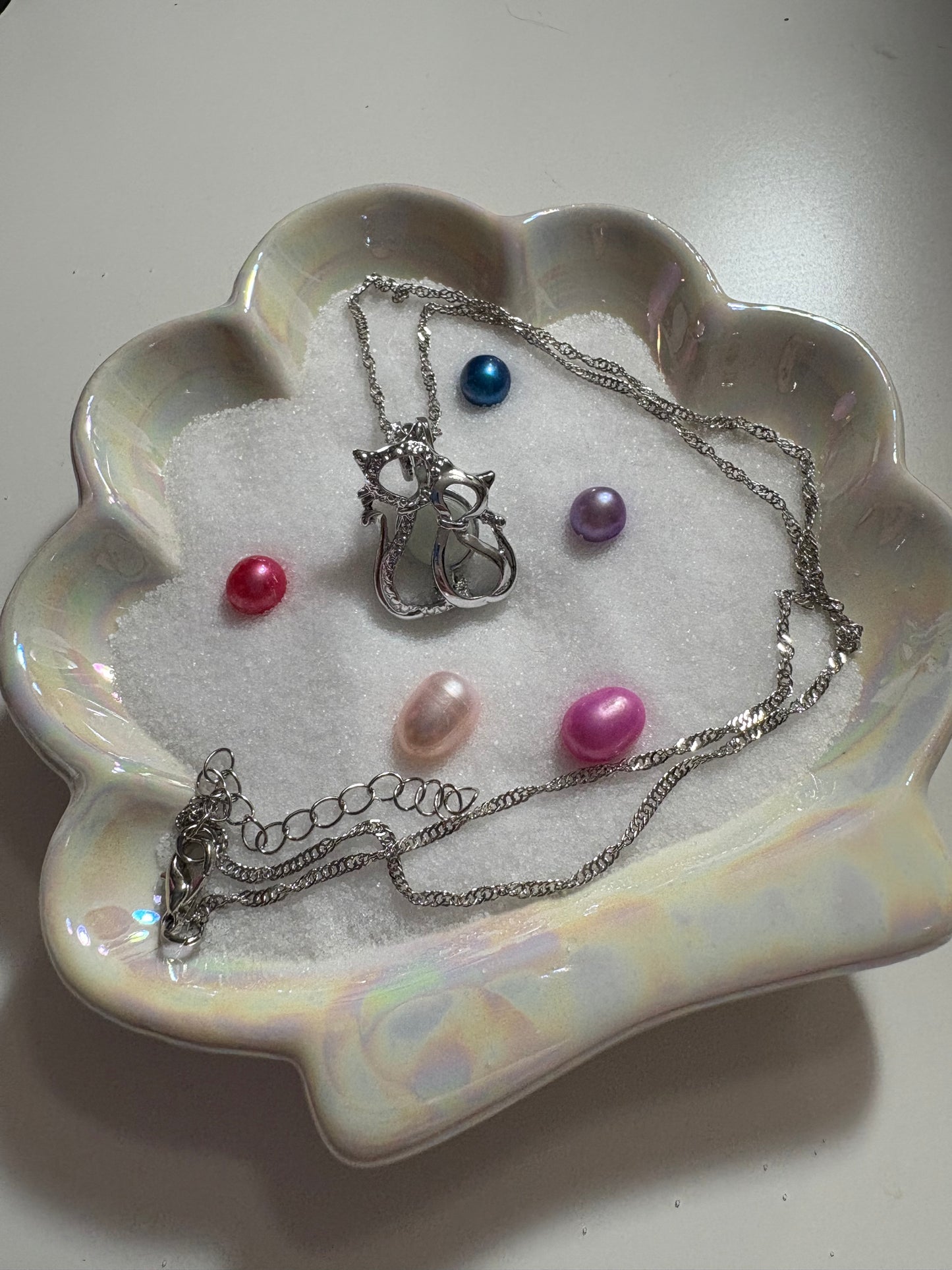 Mom and Me Kitty Cage Pendant