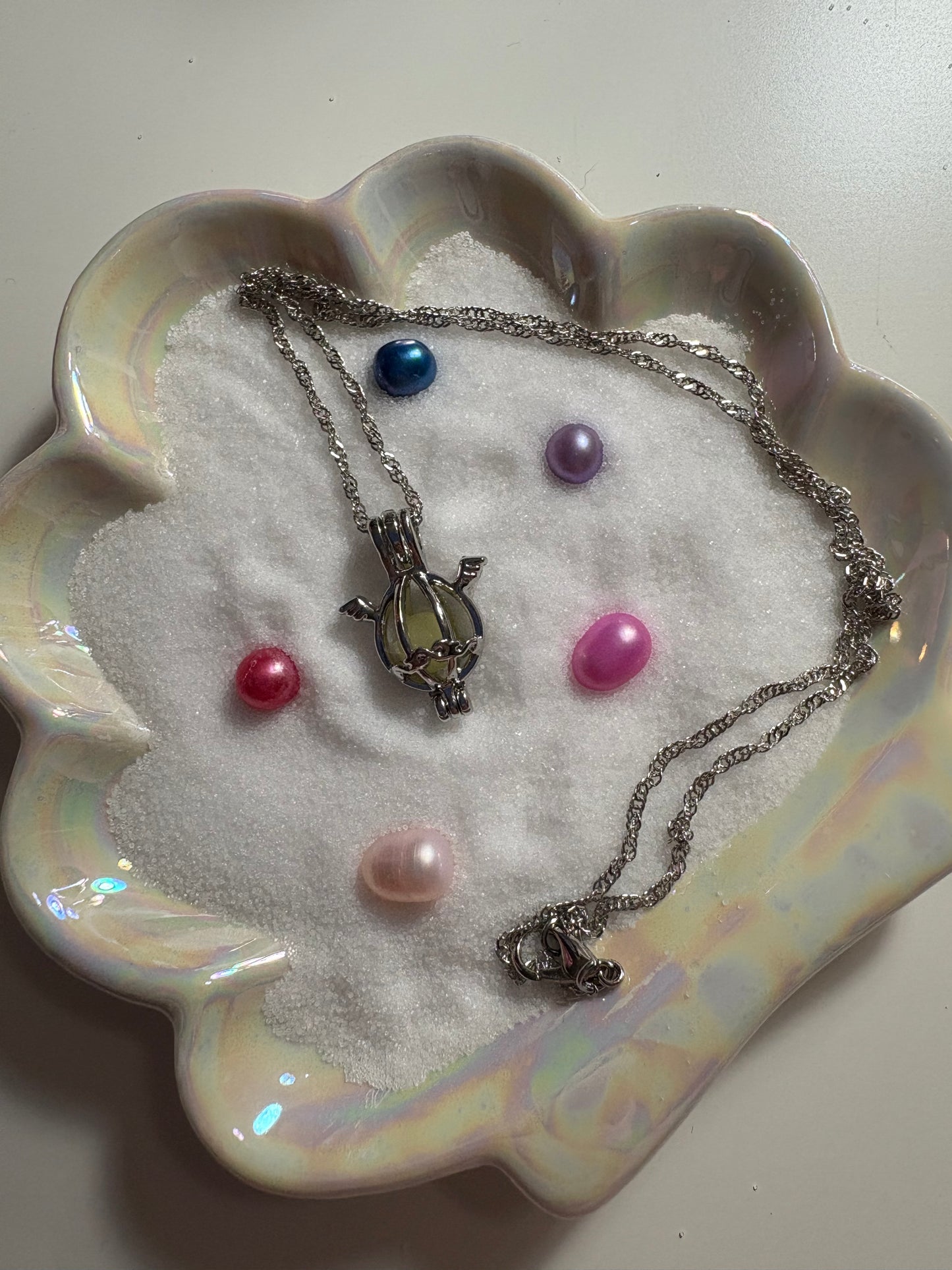 Winged Basket Cage Pendant