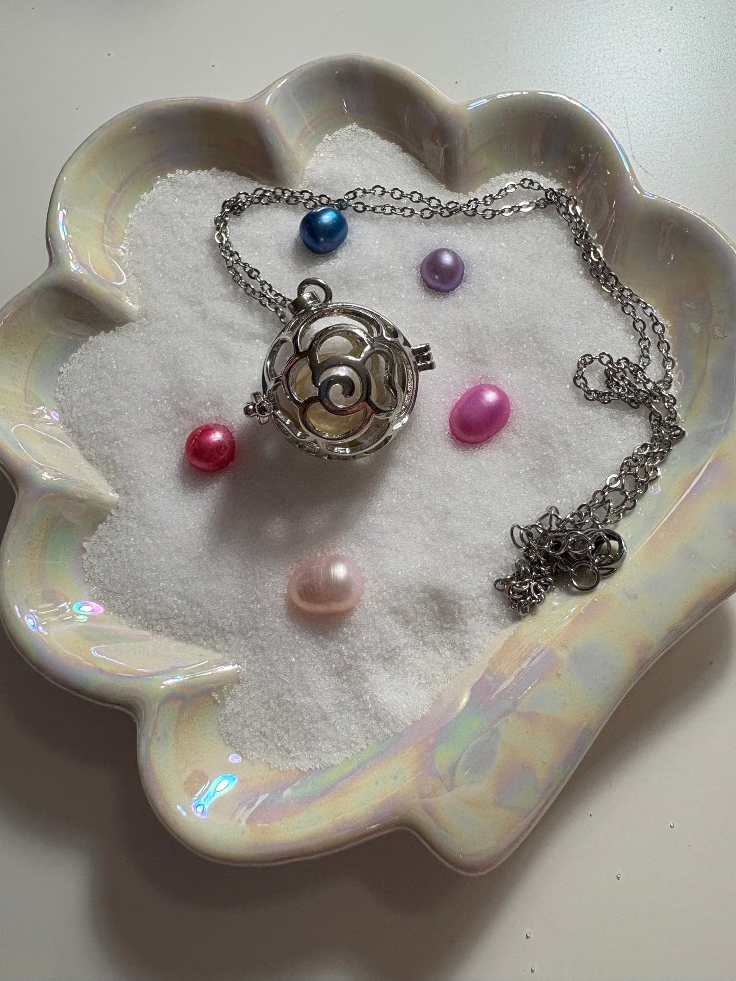 Edison Rose Cage Pendant