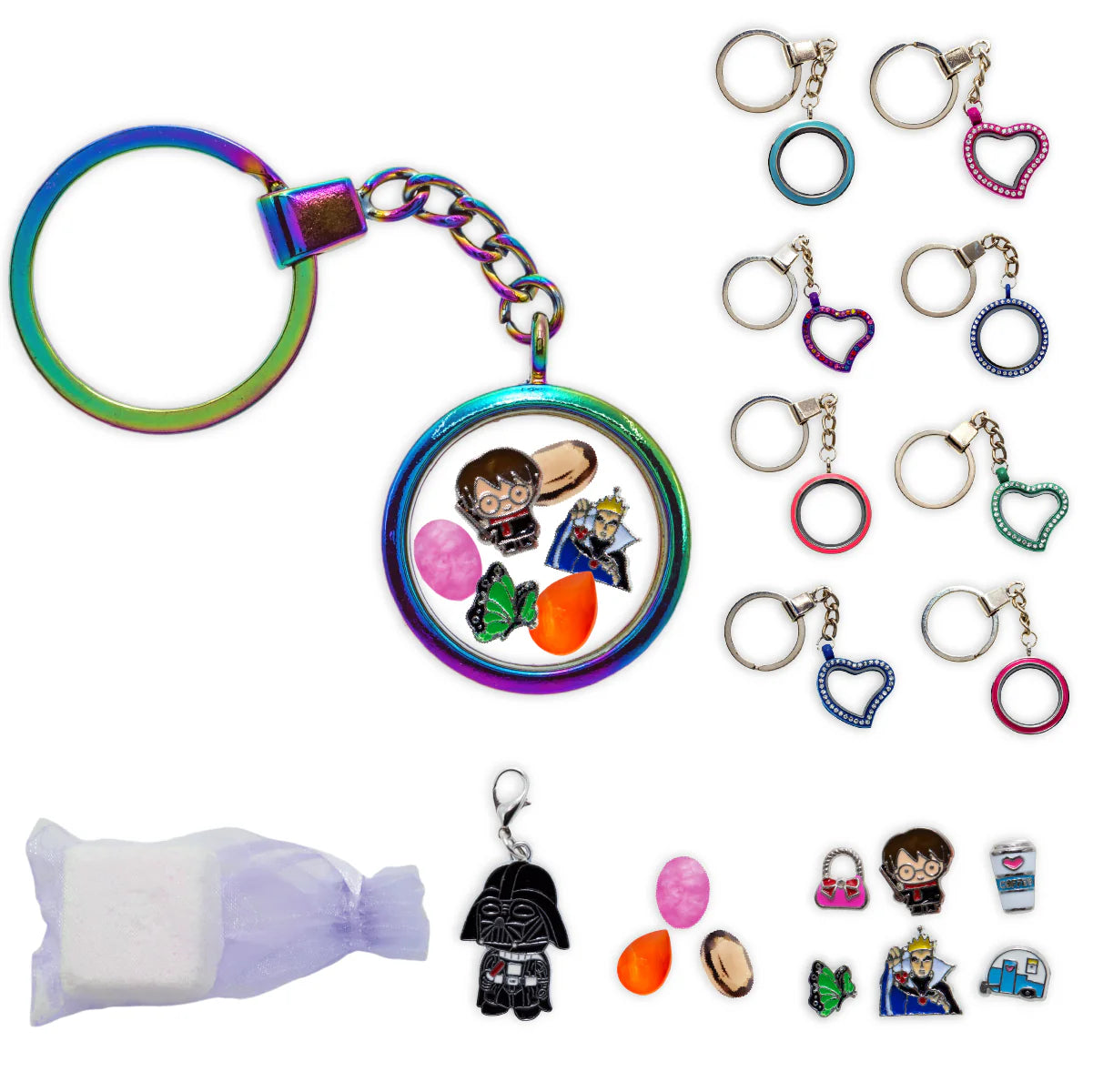 Drop It Locket Keychain