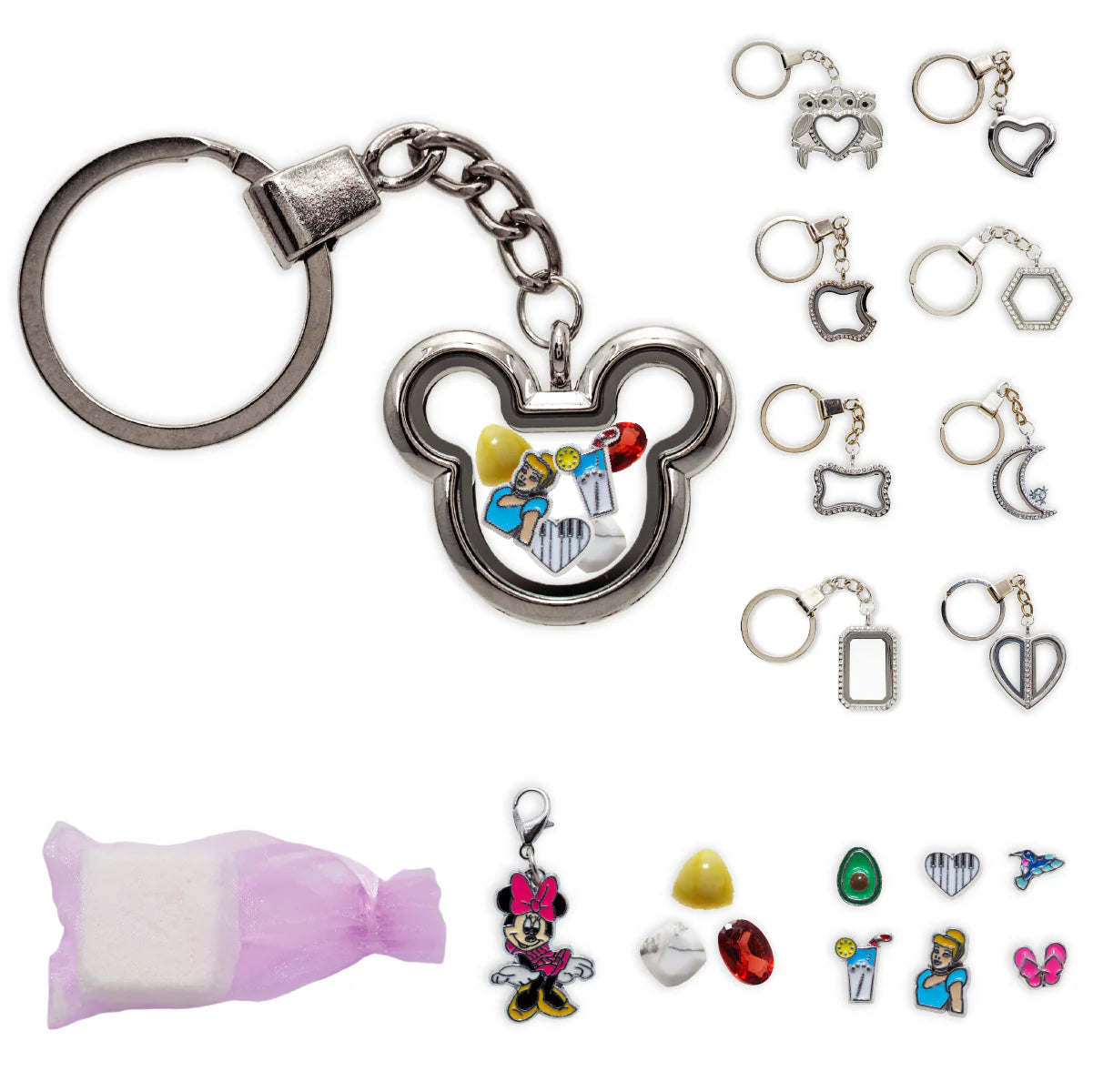 Drop It Locket Keychain