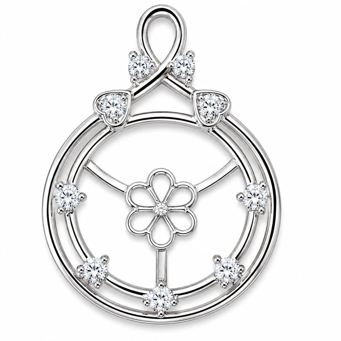 Circle of Hearts Pendant