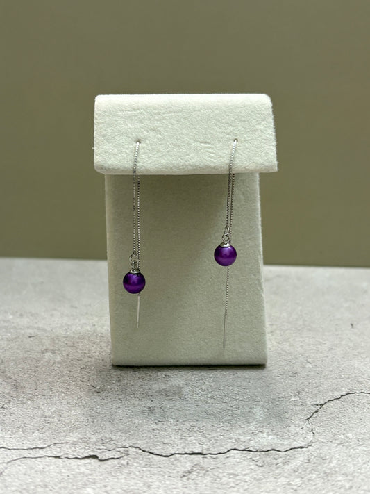 The Pearl Shimmer Threader Earrings