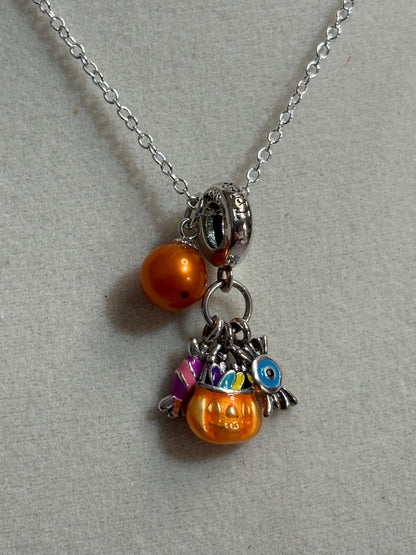 Trick or Treat Charm Pendant