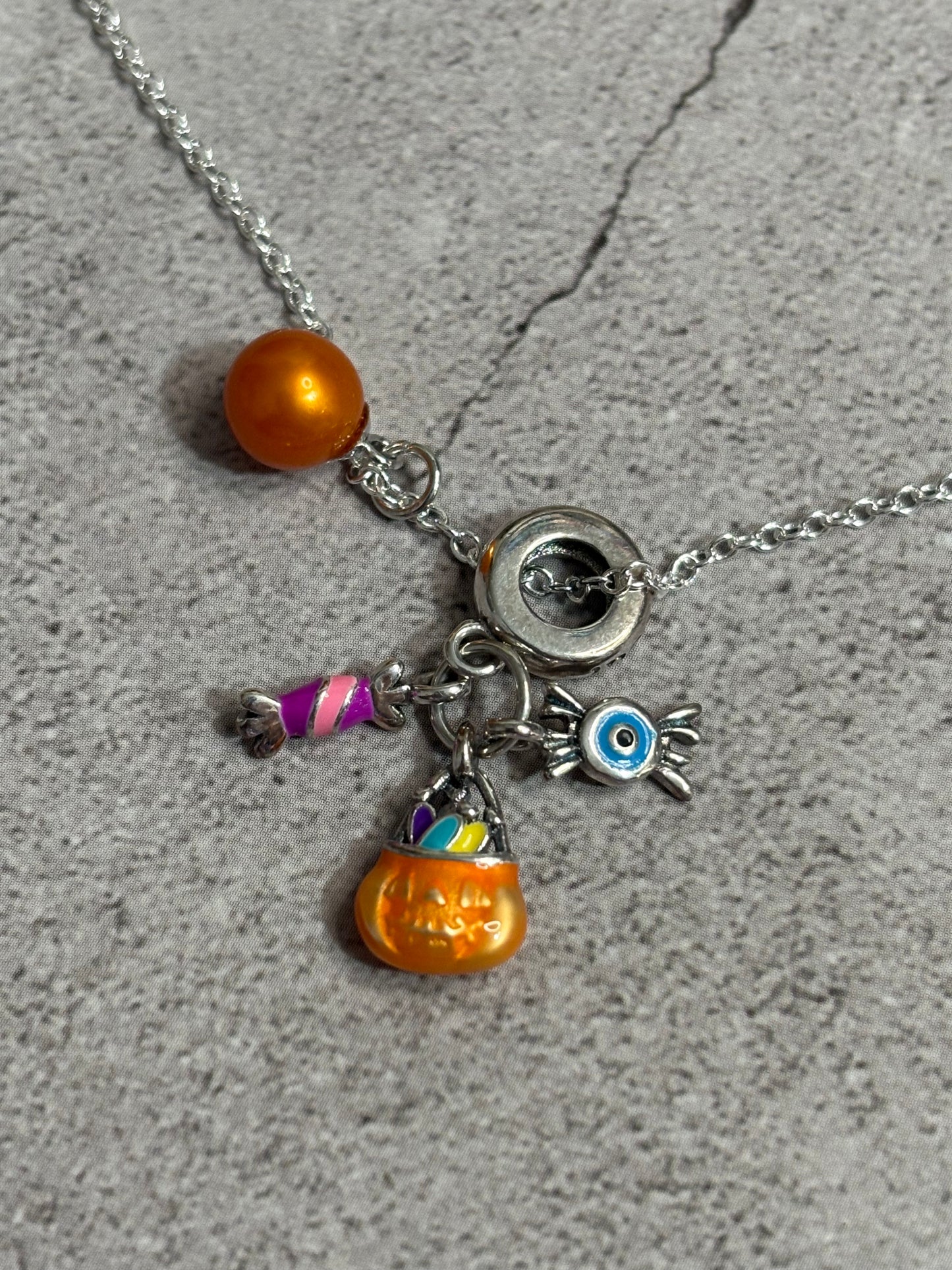 Trick or Treat Charm Pendant