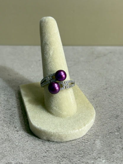 Double Take Pearl Ring