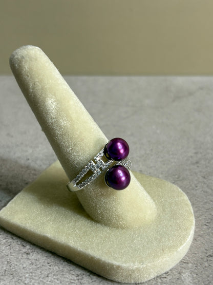 Double Take Pearl Ring