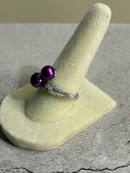 Double Take Pearl Ring