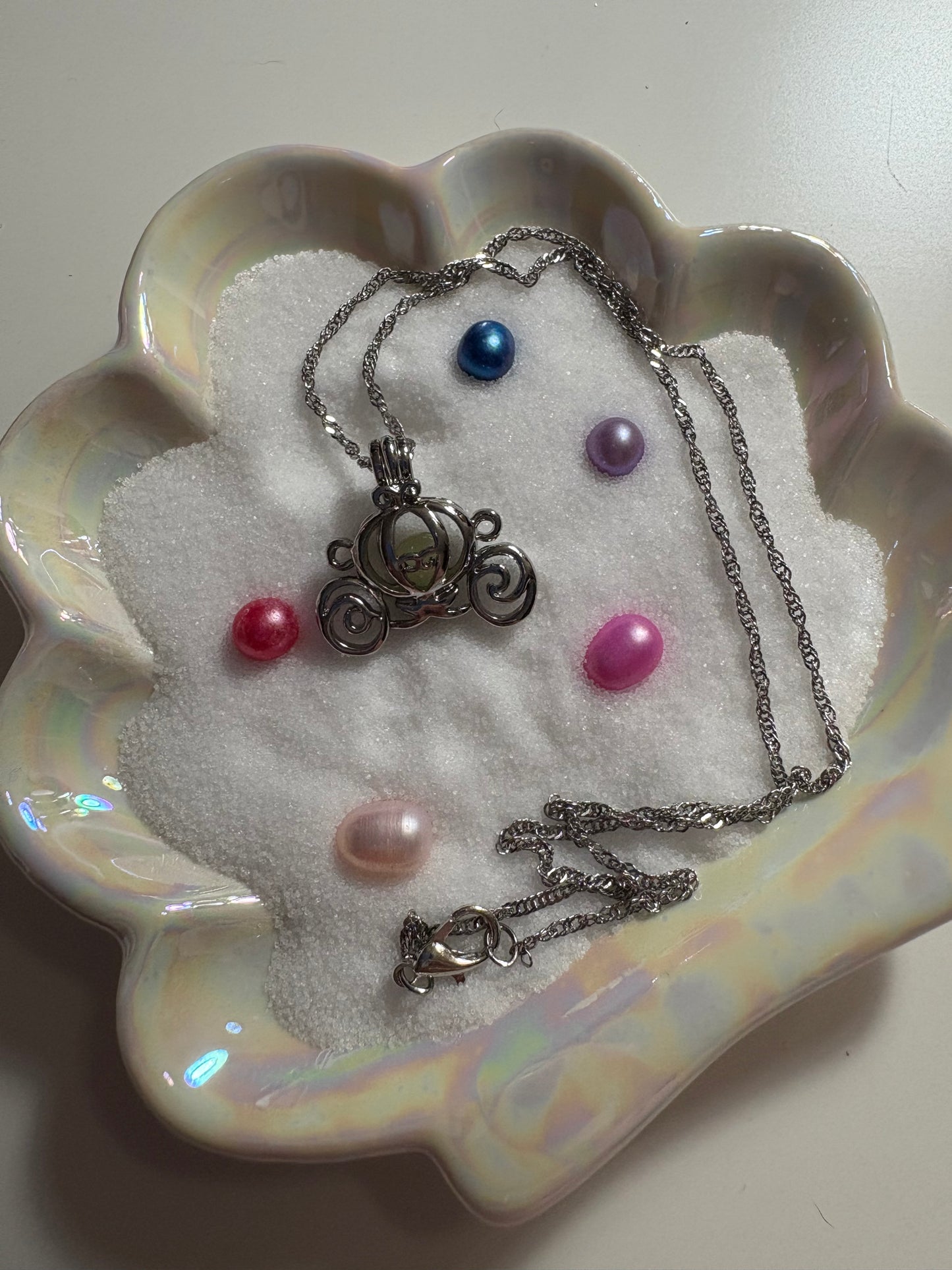 Fairy Tale Carriage Cage Pendant