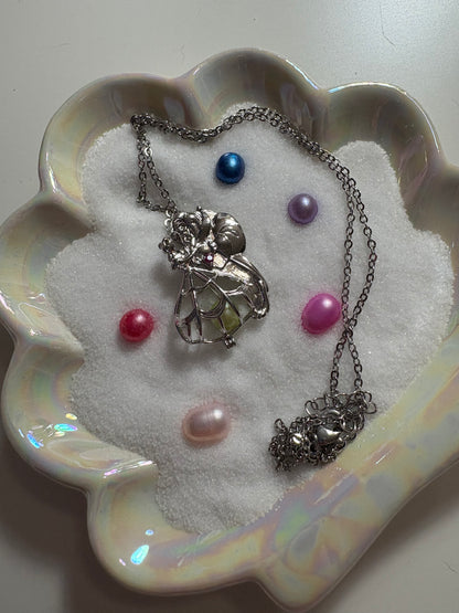 Beauty and the Beast Cage Pendant