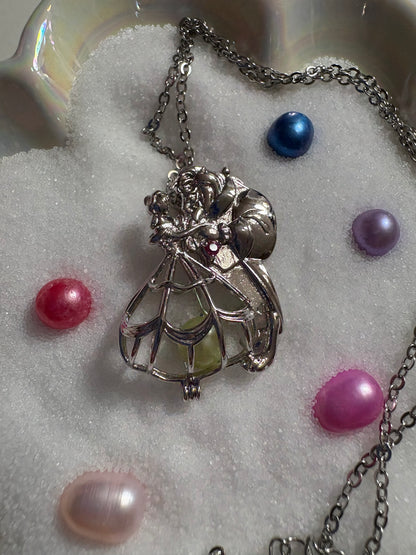 Beauty and the Beast Cage Pendant