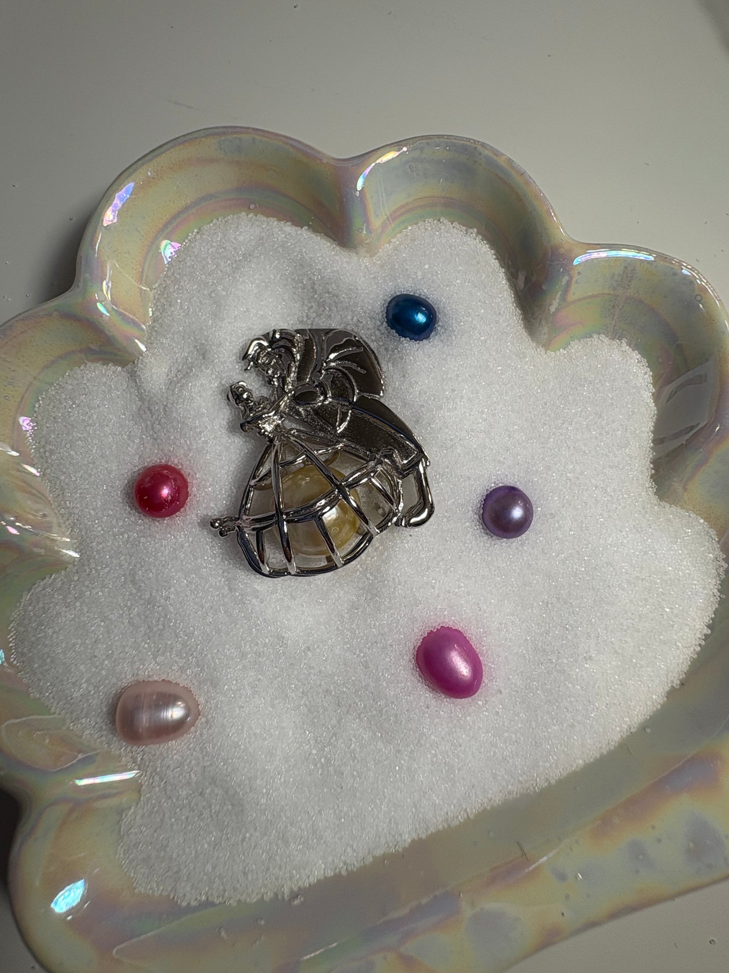 Beauty and the Beast Cage Pendant