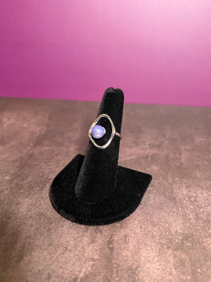 Open Orbit Pearl Ring