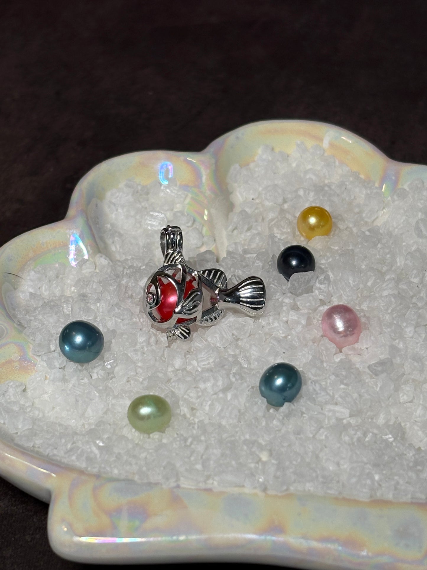 Clown Fish Pendant Cage