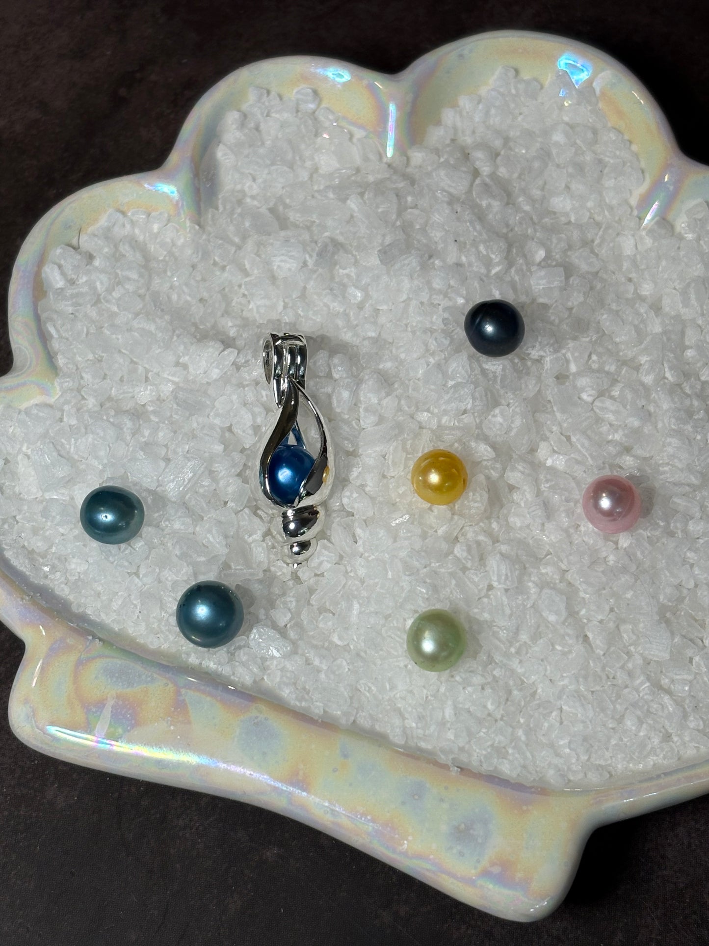 Conch Shell Pendant Cage