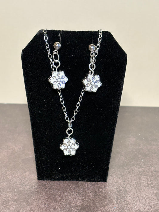 Small Snowflake Sparkle Duo