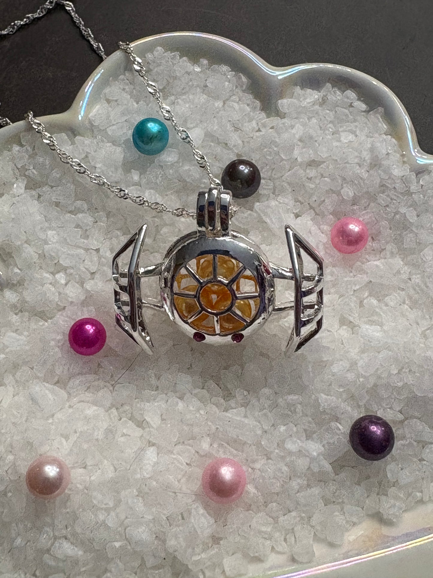 Galactic Wing Pendant Cage