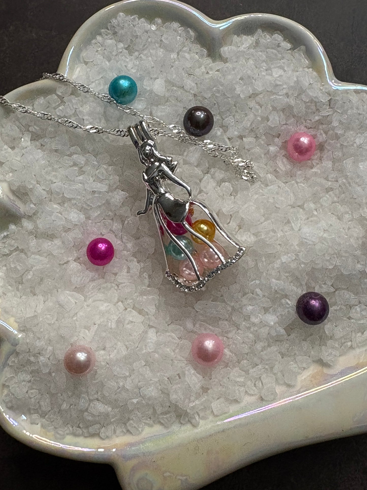 Once Upon a Pearl Pendant Cage